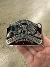 Load image into Gallery viewer, Vintage America The Pride is Back Belt Buckle
