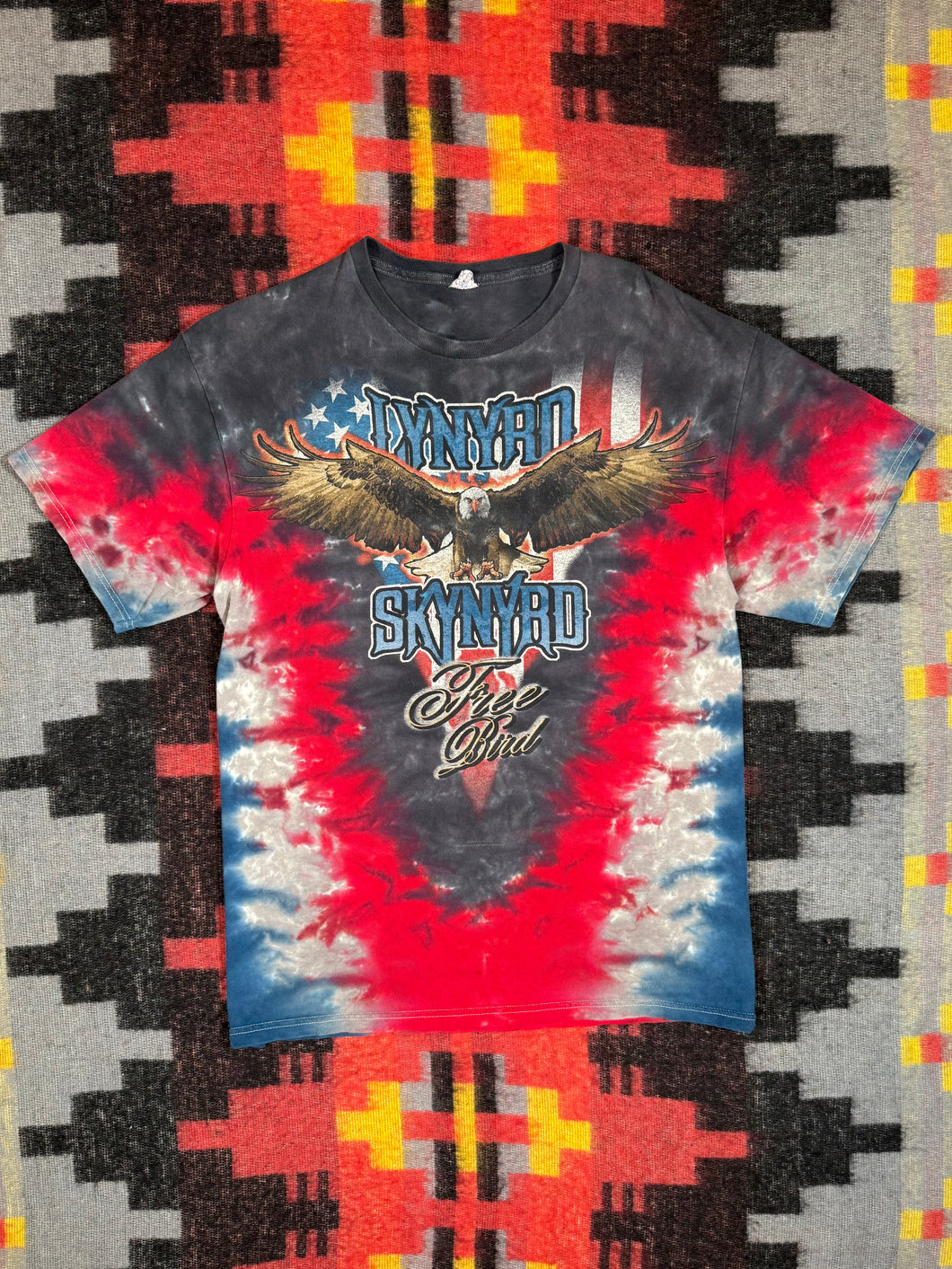Lynyrd Skynyrd Free Bird Tie Dye Shirt (L)