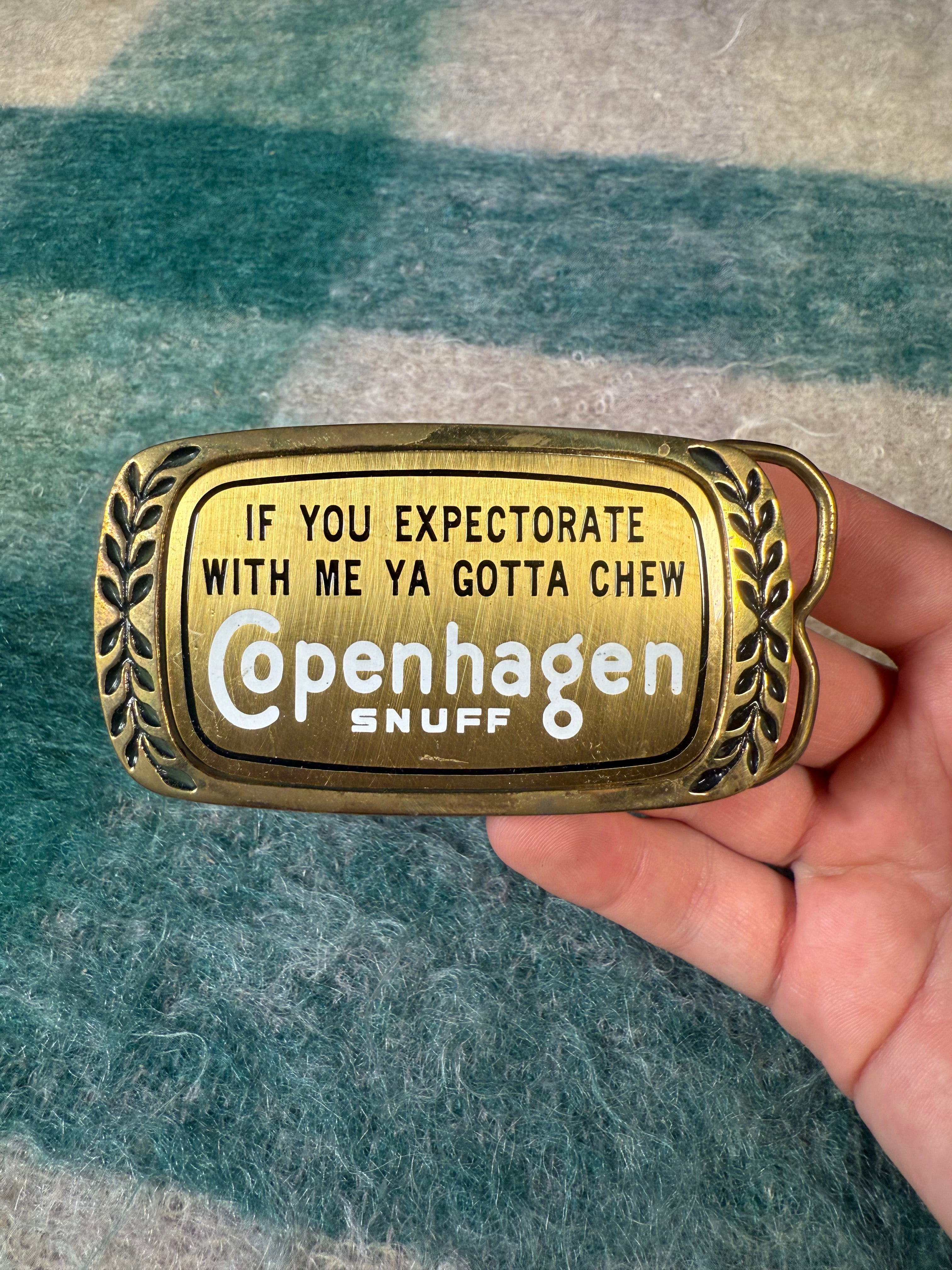 Vintage Copenhagen Snuff Belt Buckle