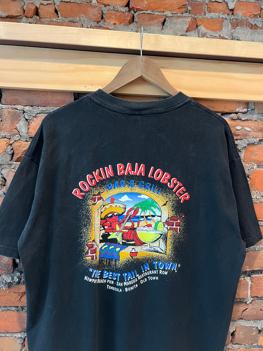 Vintage Rockin Baja Lobster Bar T-Shirt (XL)