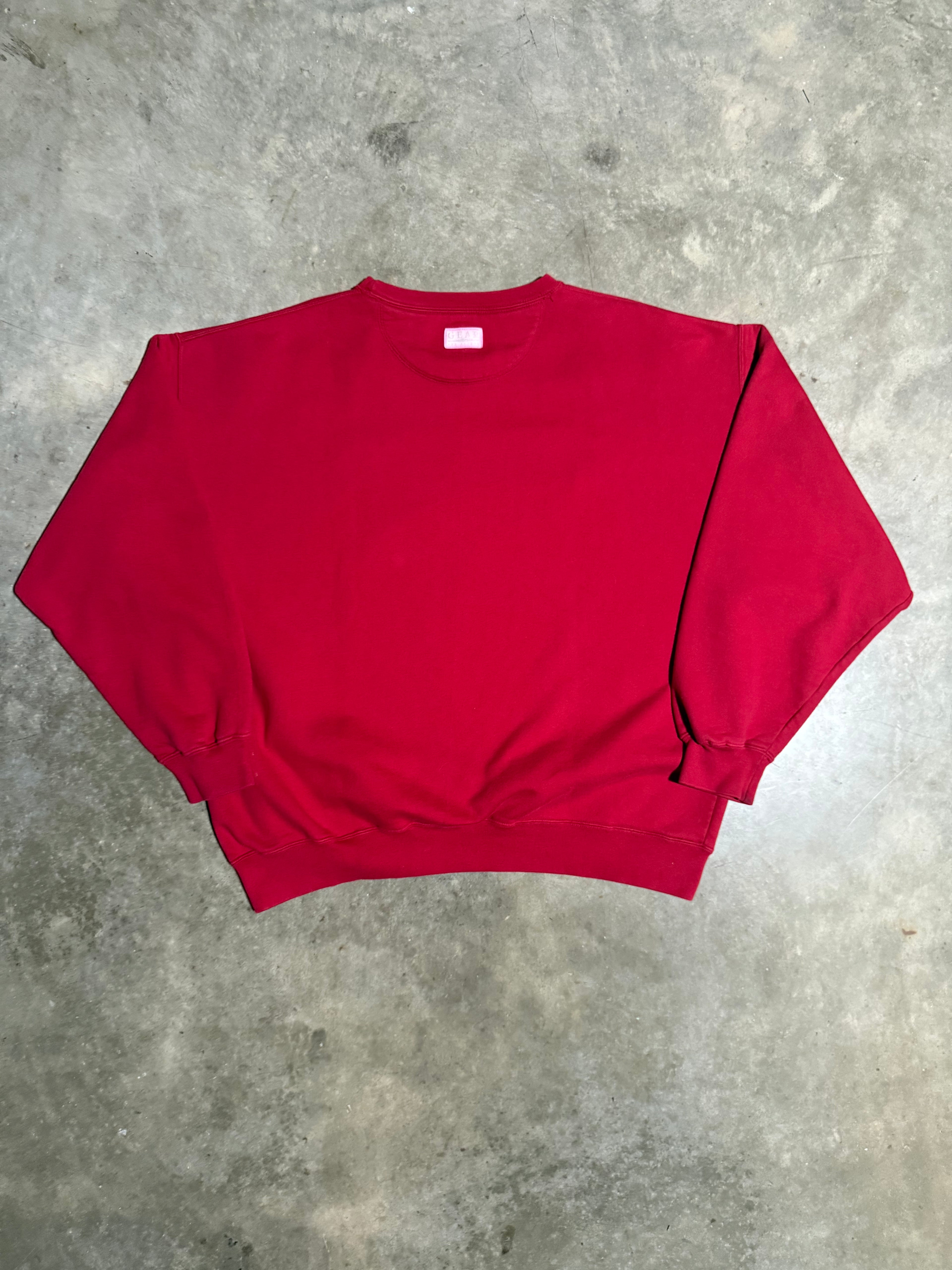 Vintage Wisconsin Embroidered Crewneck (XL)