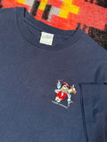 Vintage Flintstones Wacky Racing Embroidered T-Shirt (L)