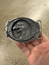 Load image into Gallery viewer, Vintage Live to Ride, Ride To Live Bald Eagle Belt Buckle

