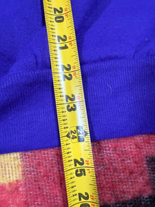 Vintage Purple Flower Collared Crewneck (WXL)