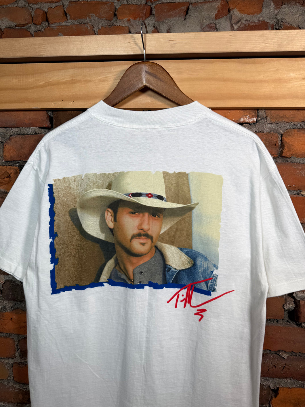 Vintage 90s Tim McGraw Crew Tee (L)