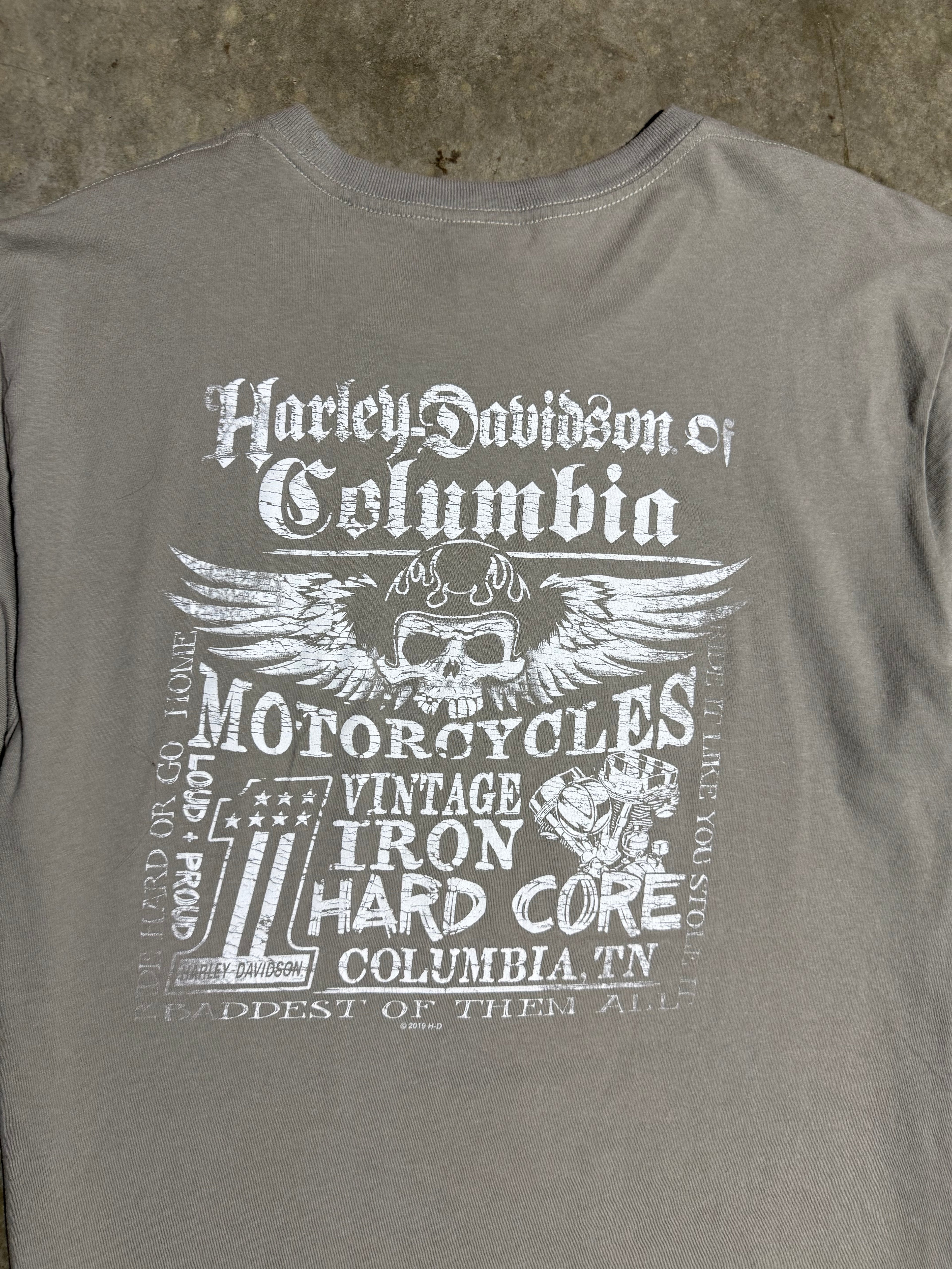 Harley Davidson Columbia Skull T-Shirt (XL)