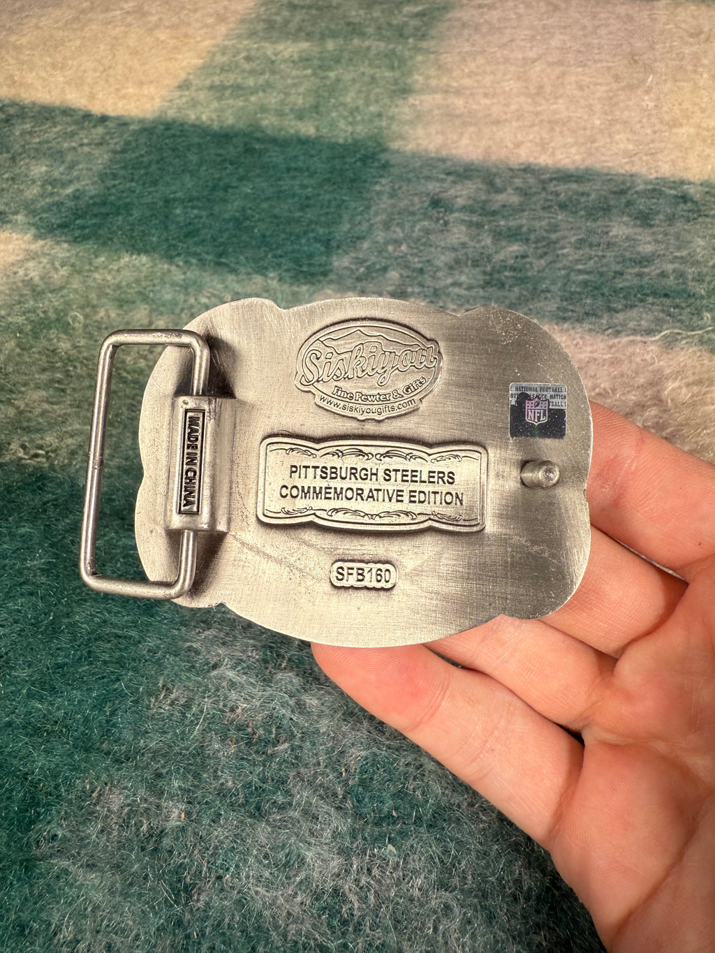 Vintage 2000s Pittsburgh Steelers Belt Buckle