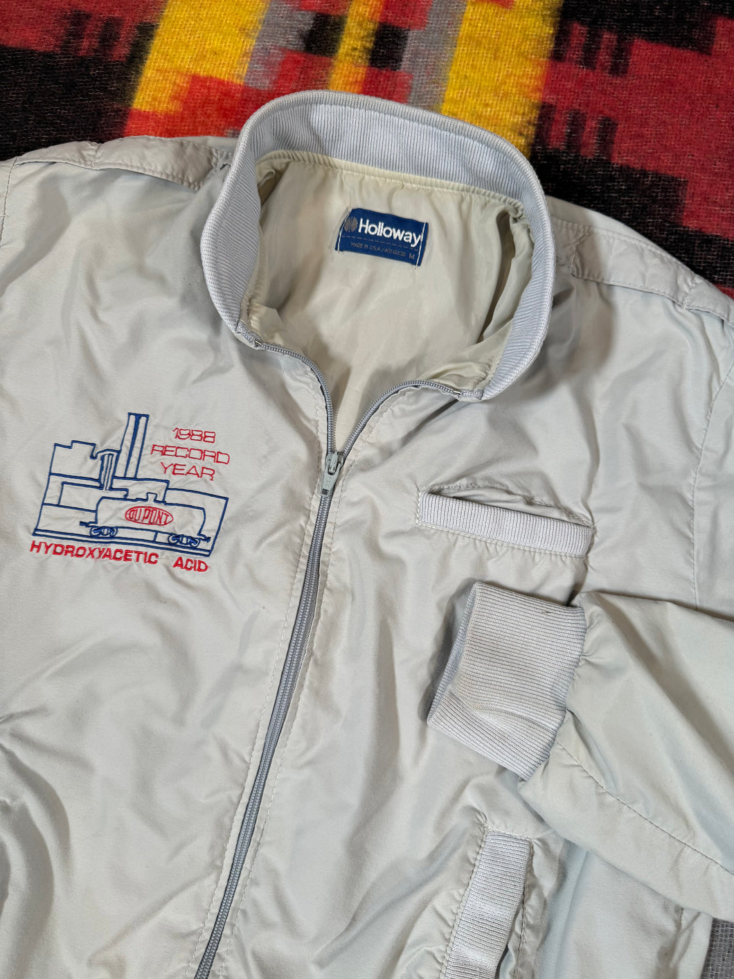 Vintage 1988 DuPont Hydroxyacetic Acid Jacket (M)