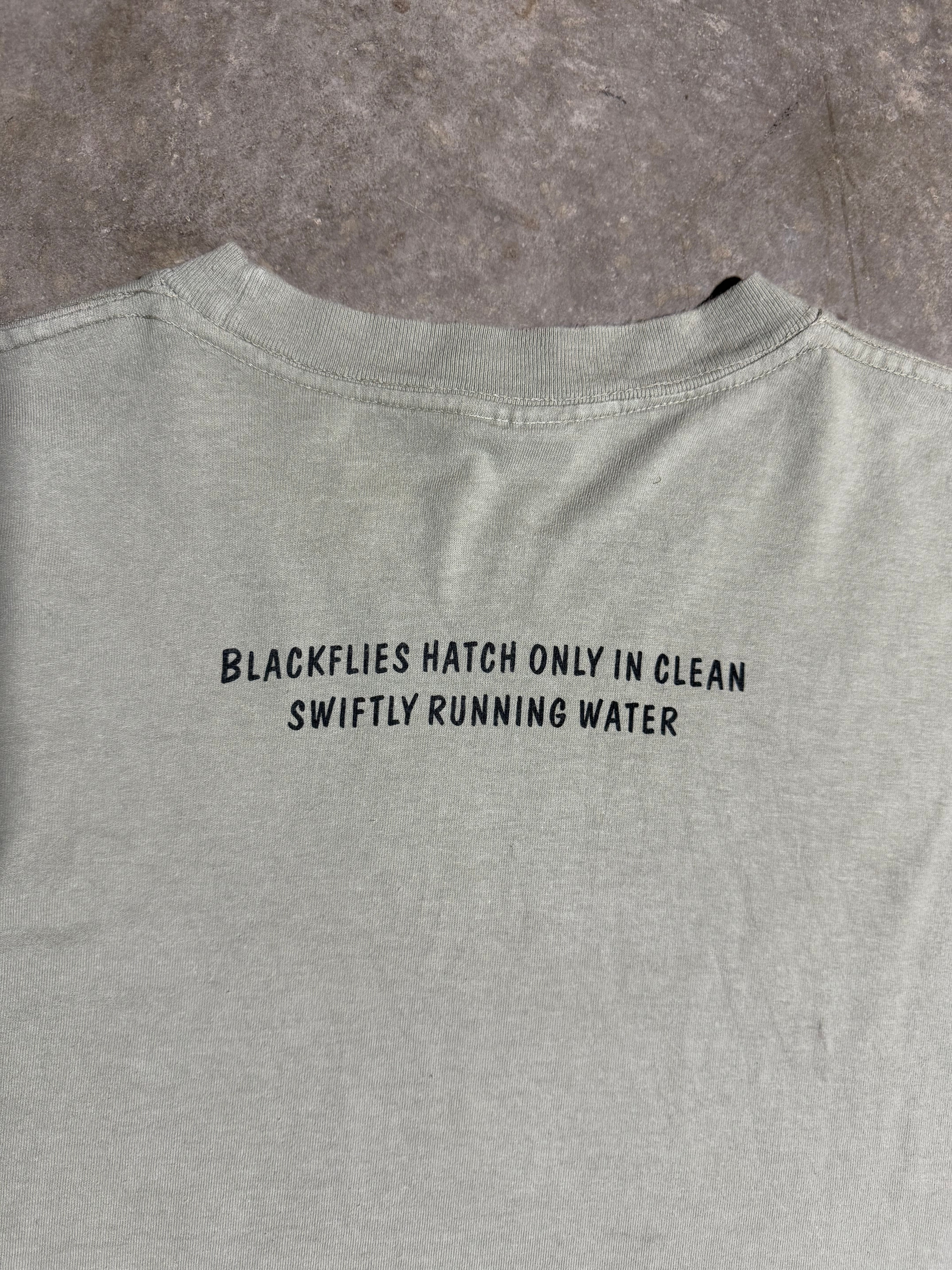 Vintage Black Flies Defenders of the Wilderness T-Shirt (XL)