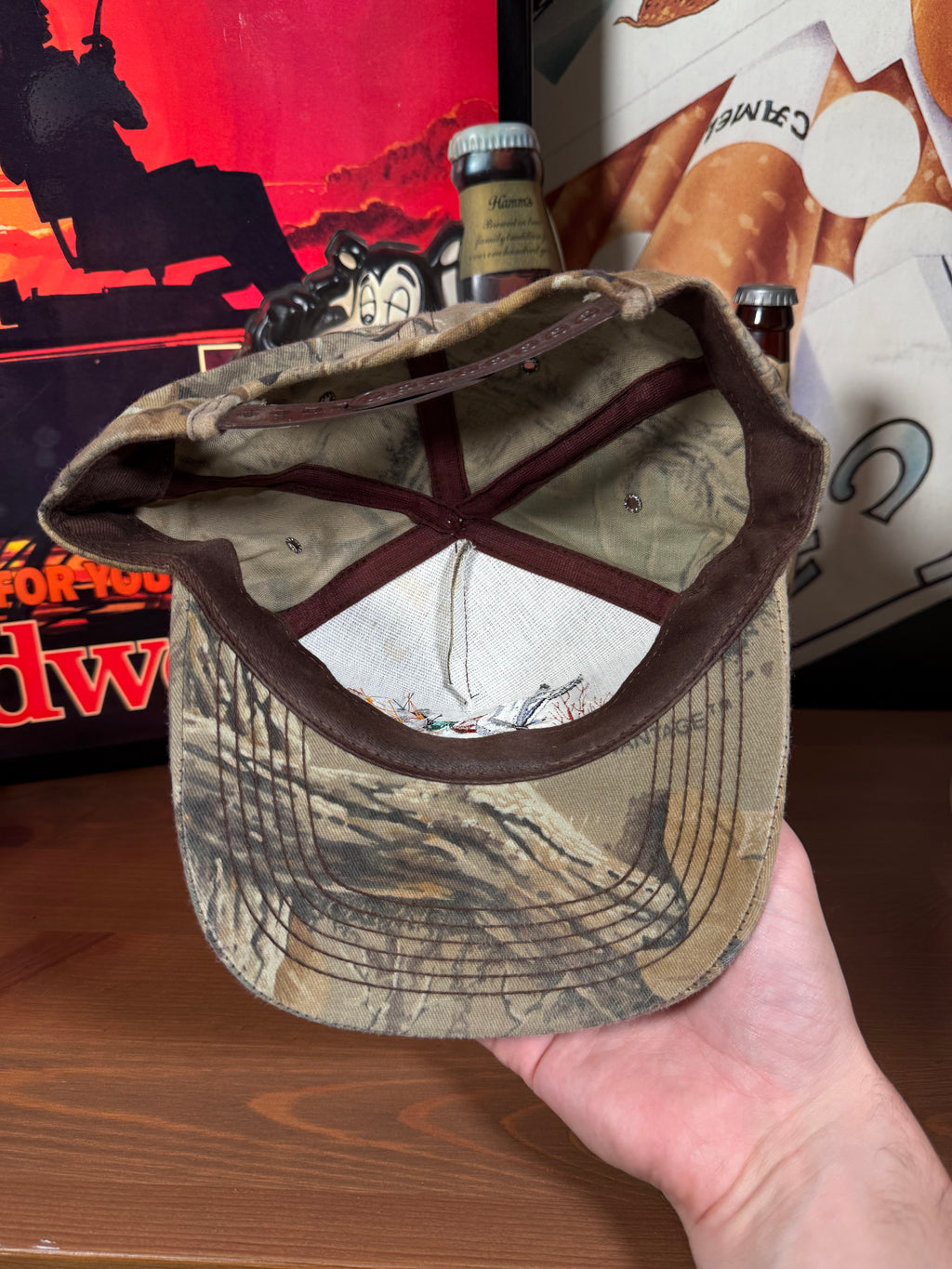 Vintage Golden Harvest Duck Camo K Products Snapback