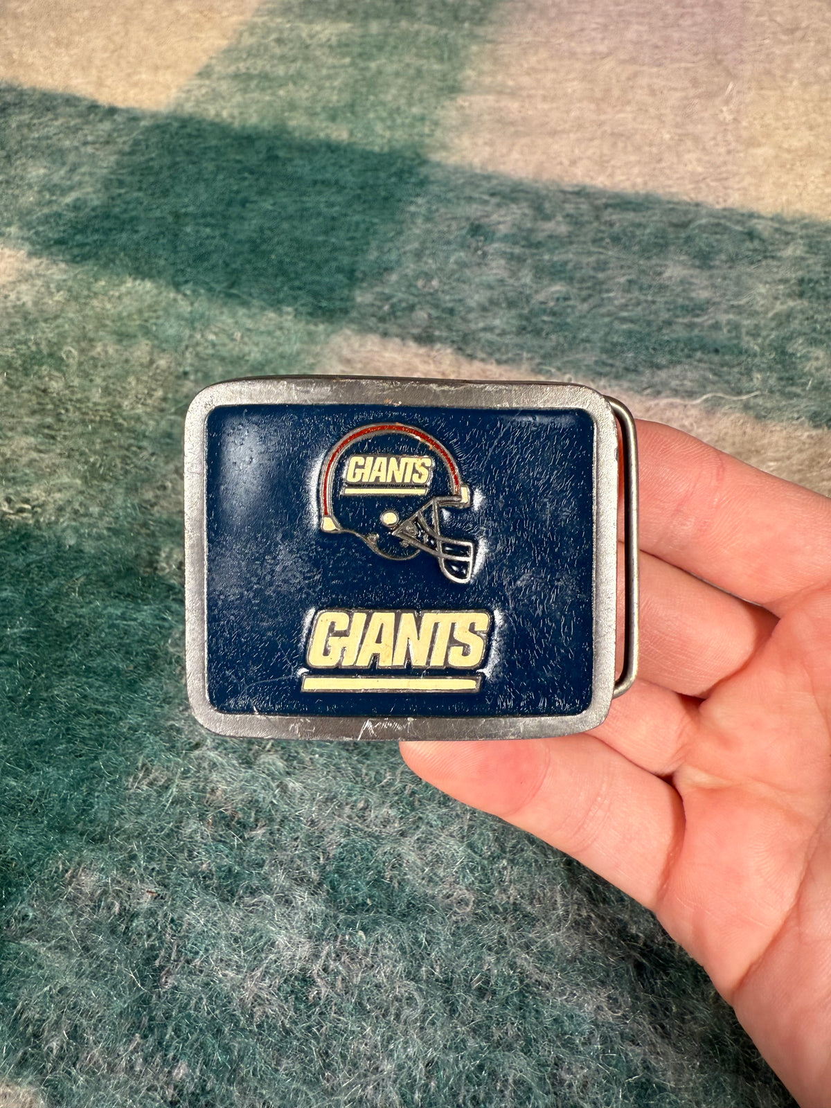 Vintage New York Giants Square Belt Buckle