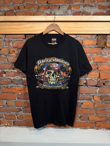 2000s Harley Davidson Skull T-Shirt (L)