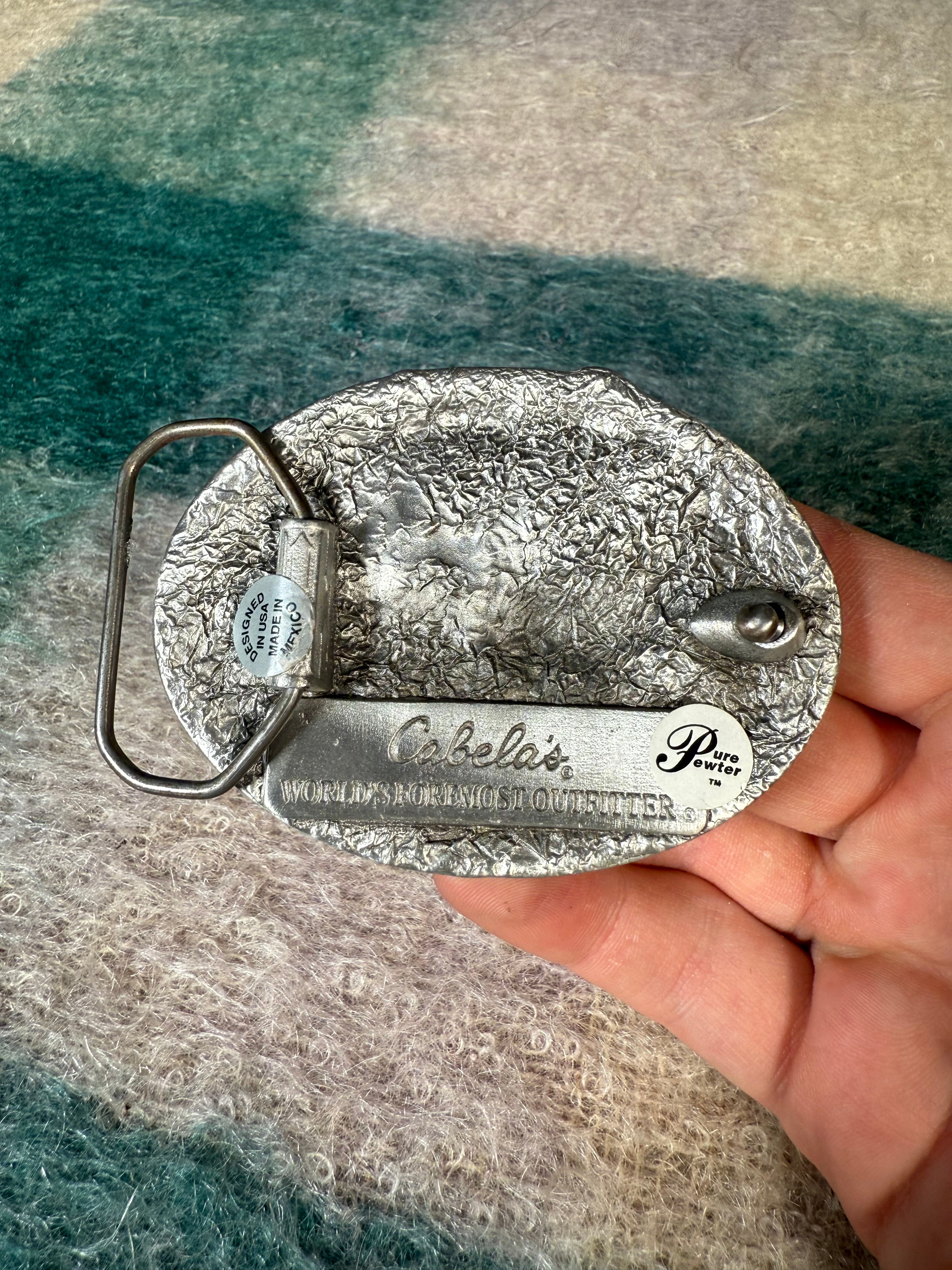 Vintage Cabela’s Kansas City Belt Buckle