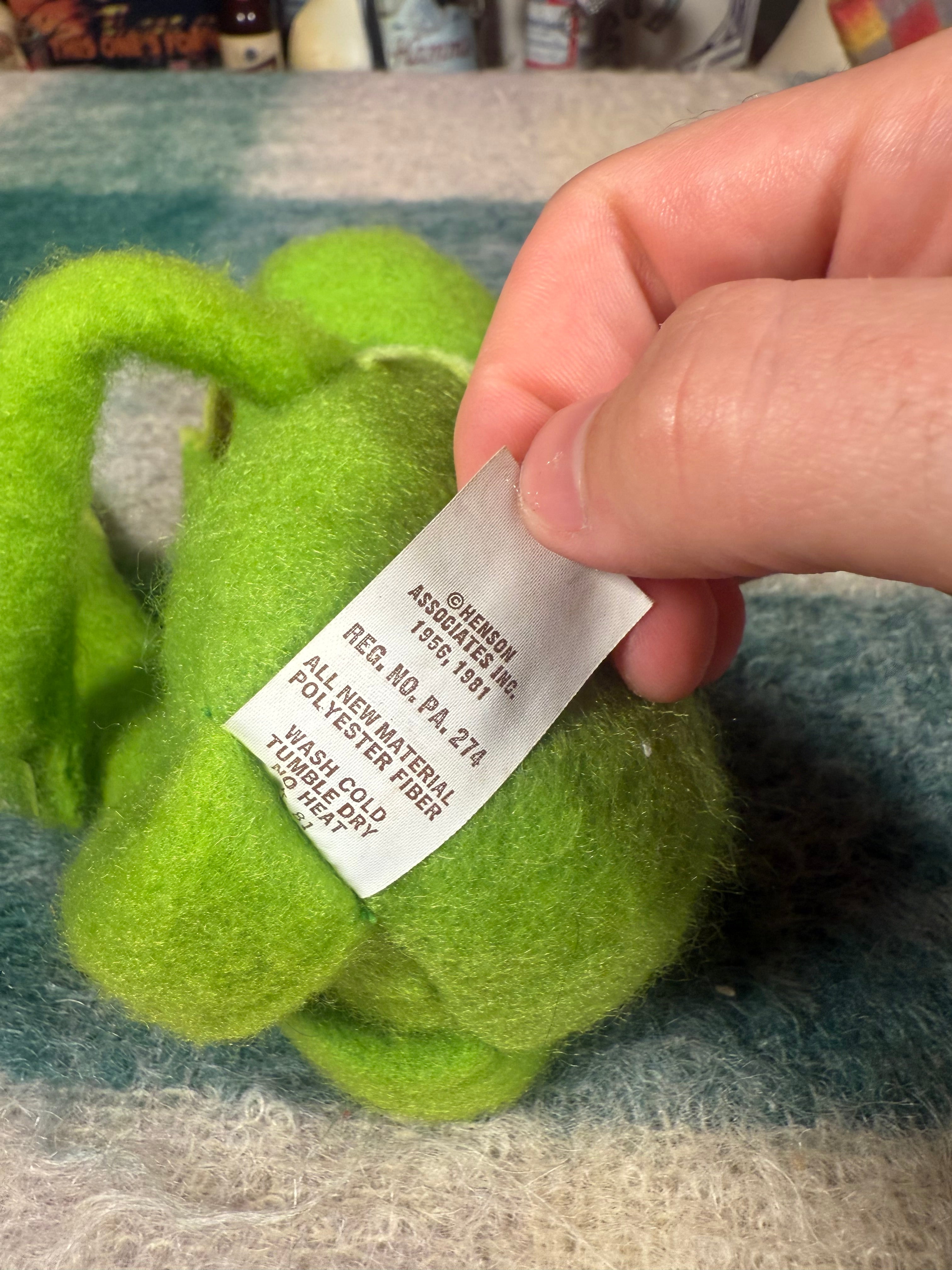 Vintage 1981 Kermit Plush