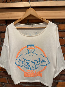 Vintage 80s Zack International Bodybuilding Shirt (M)