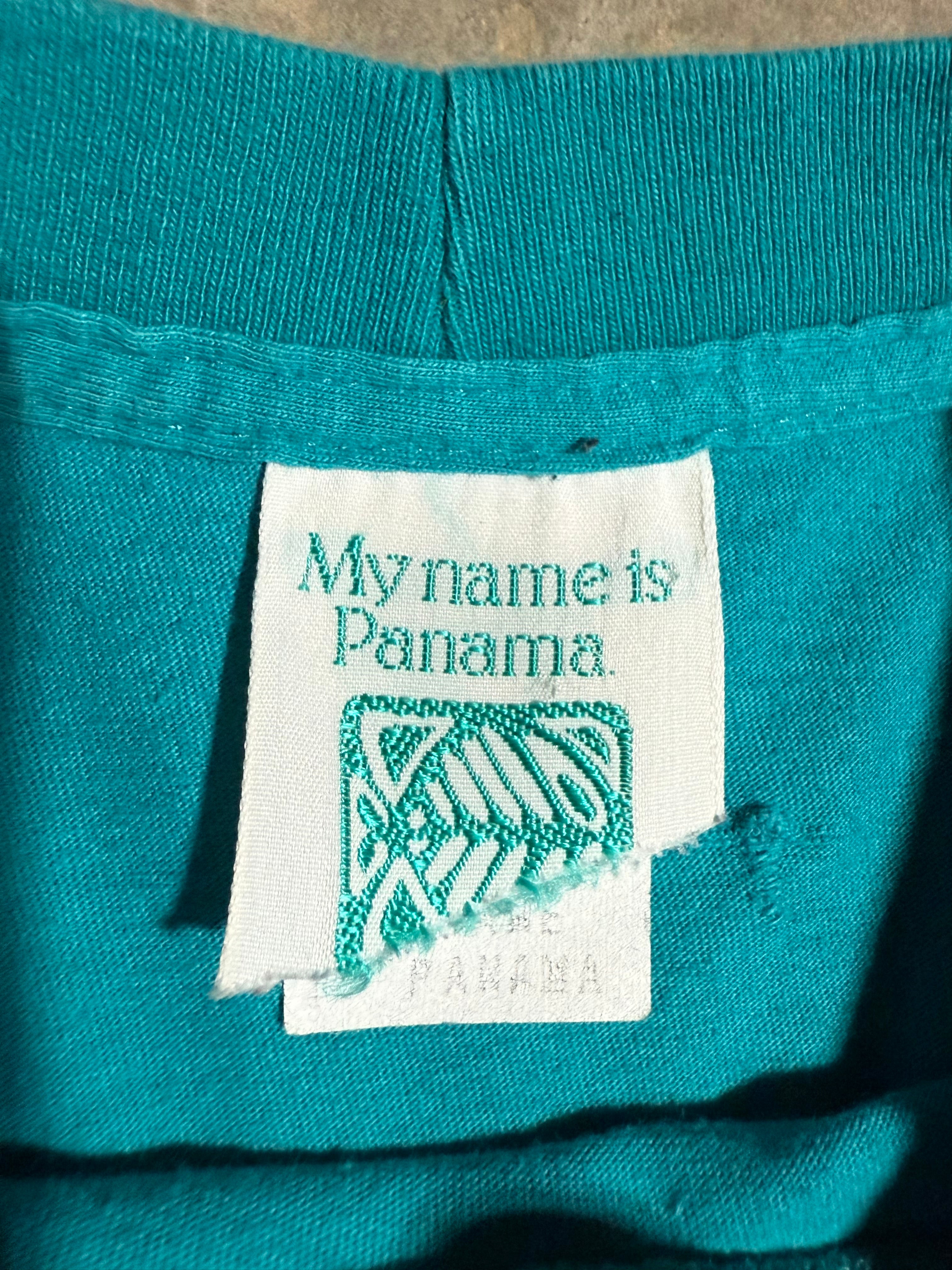 Vintage 1991 My Name is Panama Graphic T-Shirt (L)