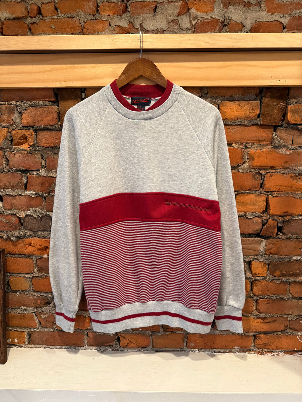 Vintage 80s Apparatus Cut and Sew Crewneck (M)