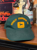 Vintage John Deere Stanley Equipment Co Snapback Hat
