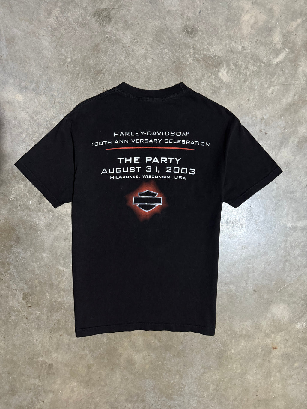 Vintage 2003 Harley Davidson 100th Anniversary T-Shirt (M)