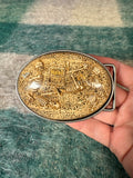 2000s Buried Skeletons 3D Belt Buckle