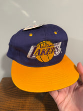 Load image into Gallery viewer, Vintage 90s Los Angeles Lakers SnapBack Hat
