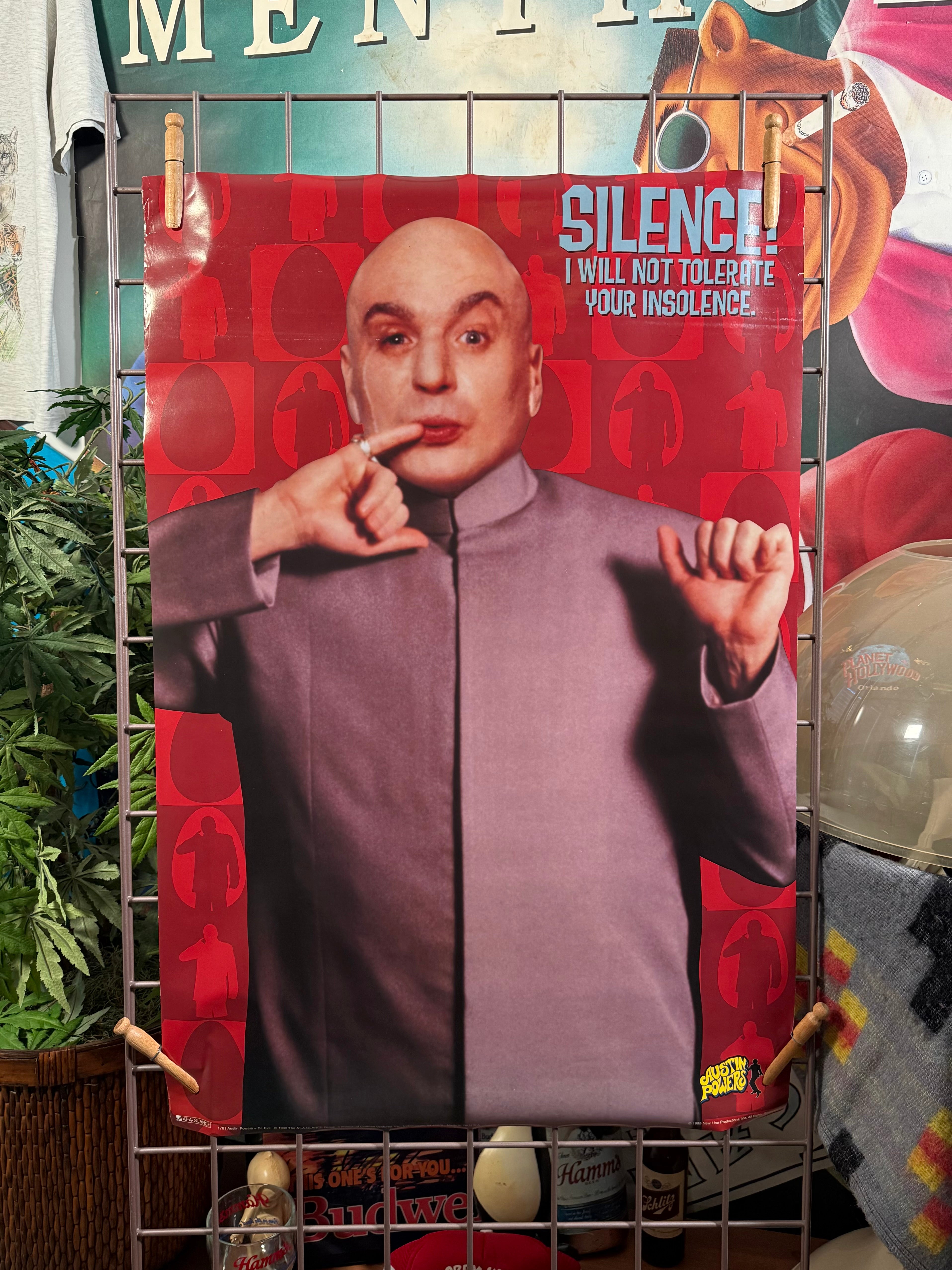 Vintage 1999 Dr Evil Poster