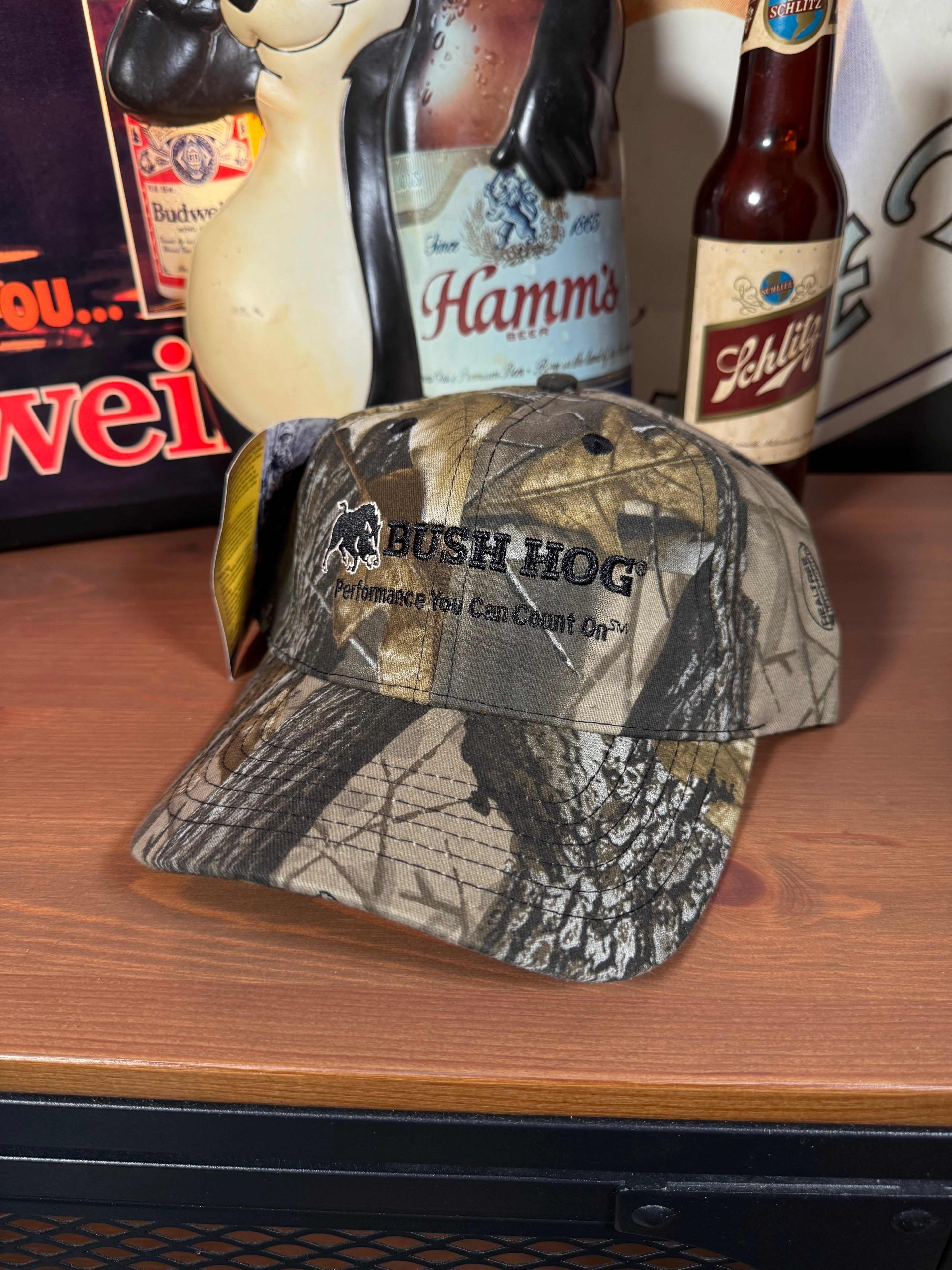 2000s Bush Hog Camo K Products Hat