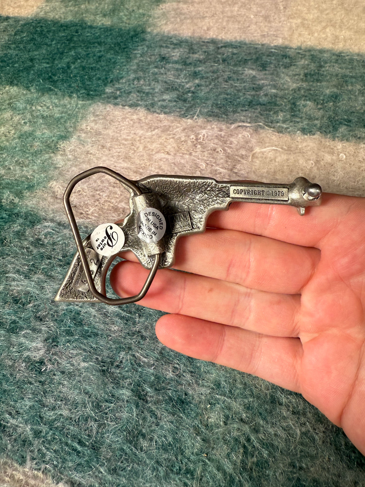 Vintage Revolver Belt Buckle