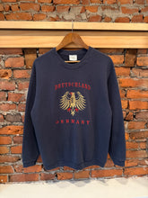 Load image into Gallery viewer, Vintage 90s Duetschland Germany Embroidered Sweatshirt (S)
