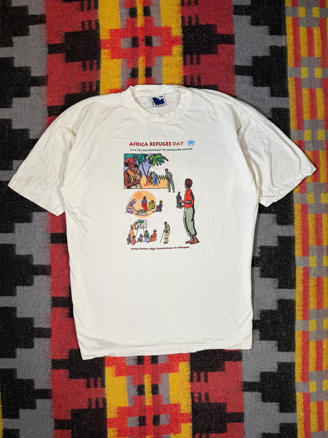 Vintage Africa Refugee Day Shirt (XL)