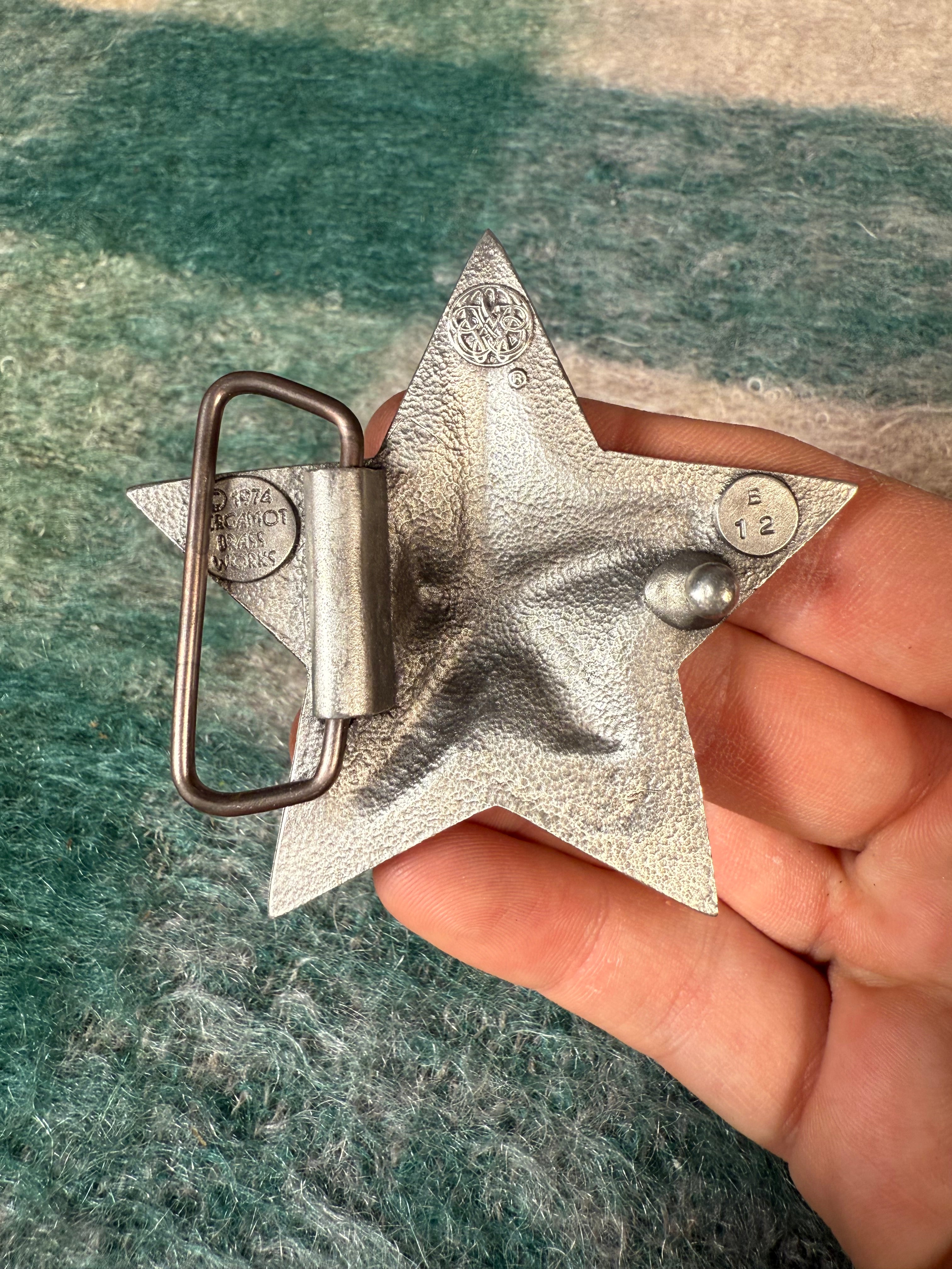 Vintage Western Star Belt Buckle