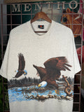 Vintage 1992 Wrap Around Print Eagle T-Shirt (XL)