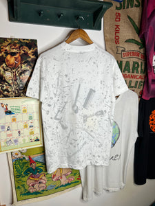 Vintage 90s All Over Print Country Music Tee (M)