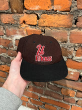 Load image into Gallery viewer, Vintage 90s Logo Athletic U Mass SnapBack Hat
