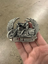 Load image into Gallery viewer, Vintage Hell on Wheels Belt Buckle
