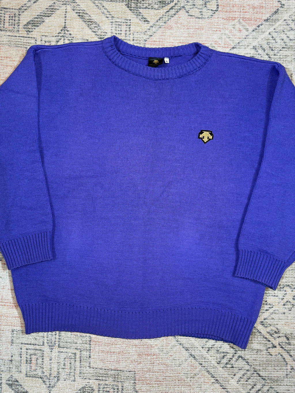 Vintage 80s Descente Purple Sweater (XL)