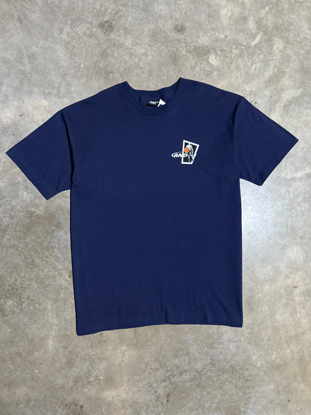 Vintage Unworn And1 Double Sided Blue Tee (2XL)