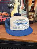 Vintage Banks Lake Golf and Country Club Short Brim Trucker Hat