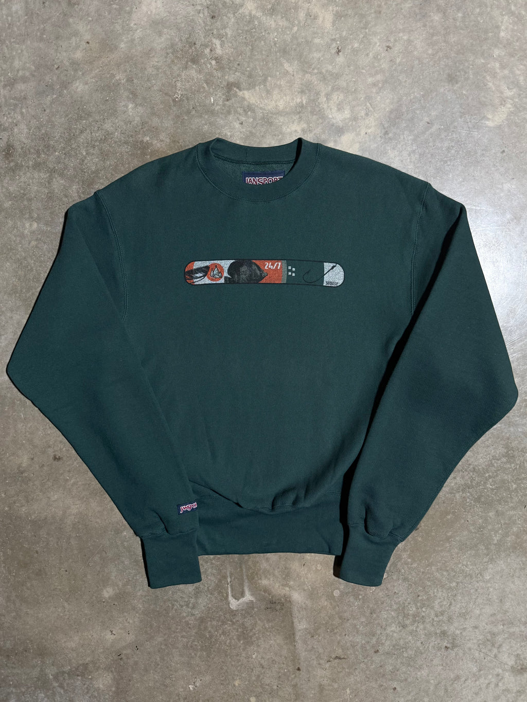 Vintage Sunrise Fishing Heavyweight Sweatshirt (M)
