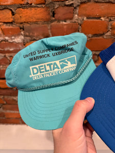 Lot of 2 Vintage Company Trucker SnapBack Hats