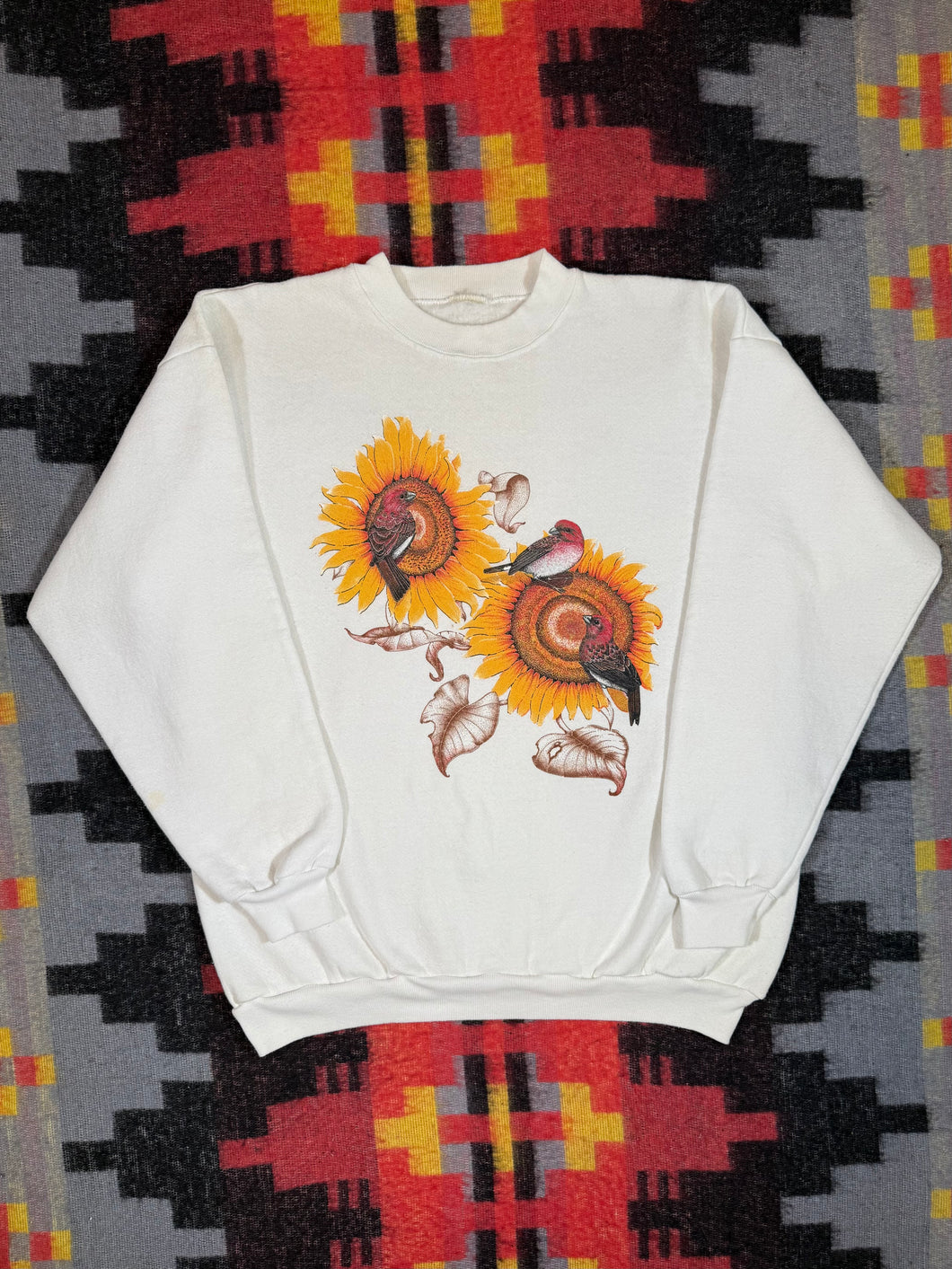 Vintage 90s Sunflower Crewneck (XL)