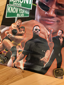 Vintage The Rock WWF Jabroni Drive Poster (22x24.5inch)
