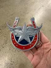 Load image into Gallery viewer, 2000s Star/Horseshoe Belt Buckle

