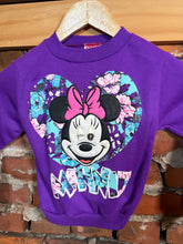 Load image into Gallery viewer, Vintage Minnie Mouse Purple Sweatshirt (Youth)
