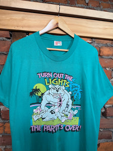 Vintage Anti Spuds Mackenzie Beer Tee (L/XL)