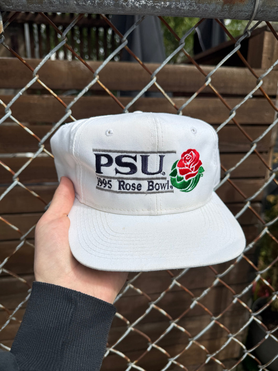 Vintage 1995 Penn State Rosebowl Embroidered SnapBack
