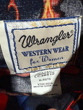 Load image into Gallery viewer, Vintage Wrangler Western Wear For Woman Tornado Pearl Snap Shirt (WXL)
