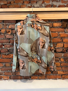 True Vintage 70s Lee Grapes Button Up Shirt (S)