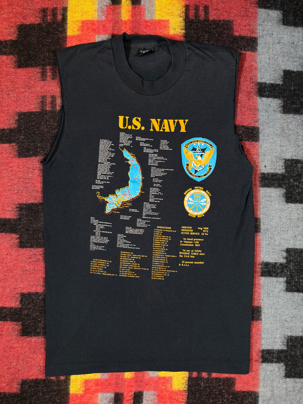 Vintage US Navy Cutoff Tee (S)