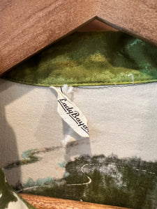 True Vintage 70s Womens Zip Up Shirt (Womens 18)